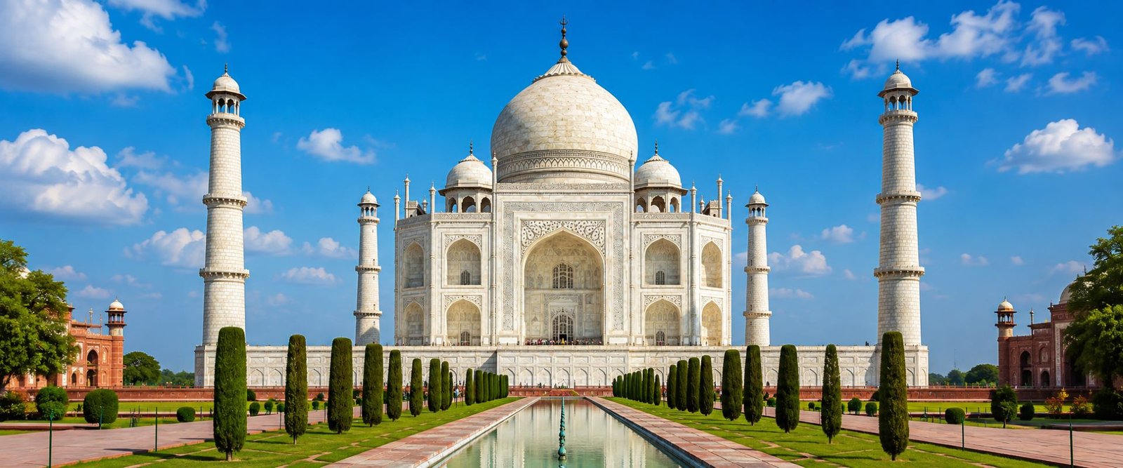 Taj Mahal in Agra, Uttar Pradesh, India