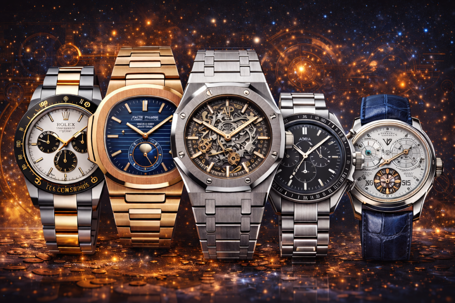 Luxury mechanical watches showcasing precision engineering and advanced horology technology