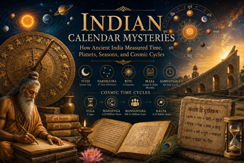 Ancient Indian calendar, astronomy, planets, seasons, Panchang and cosmic time cycles